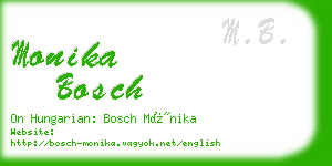 monika bosch business card